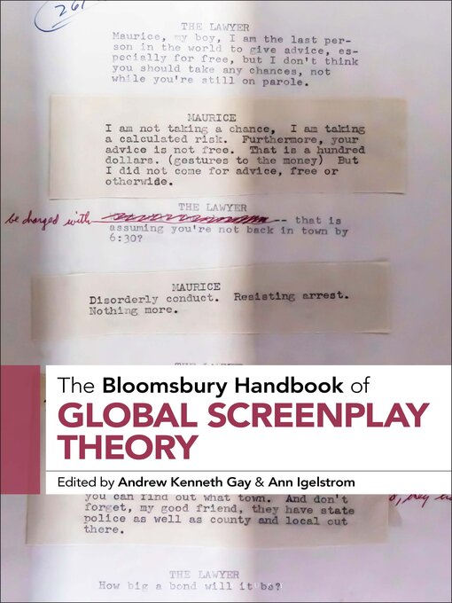 Cover image for The Bloomsbury Handbook of Global Screenplay Theory
